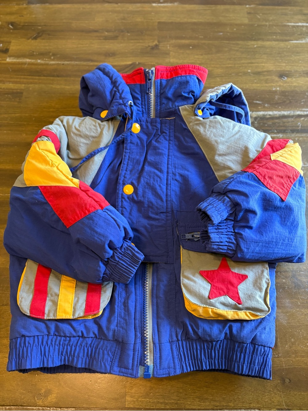 Vintage Circo Toddler Kids Jacket Ski Winter Color Block Star Kidcore 4T Y2K